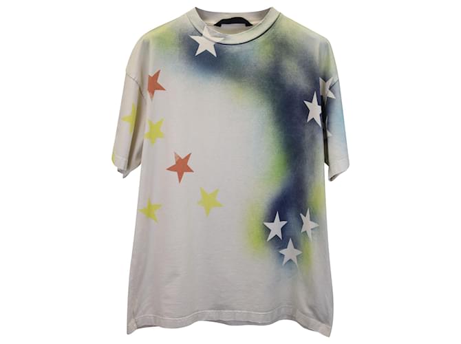 Palm Angels Sprayed Stars Vintage in Multicolor Cotton  ref.1017579