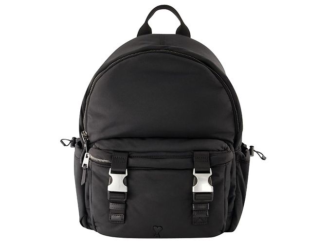 Backpack Ami De Coeur - AMI Paris - Synthetic - Black