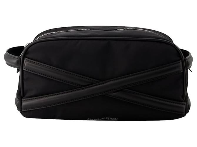 Wash Crossbody Bag - Alexander McQueen - Leather - Black Pony-style calfskin  ref.1017706