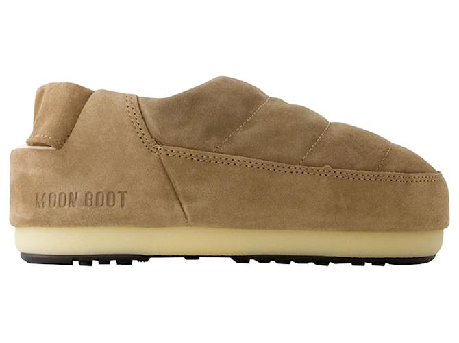 Autre Marque Evolution Sandals - Moon Boot - Suede - Sand Beige Leather  ref.1017752