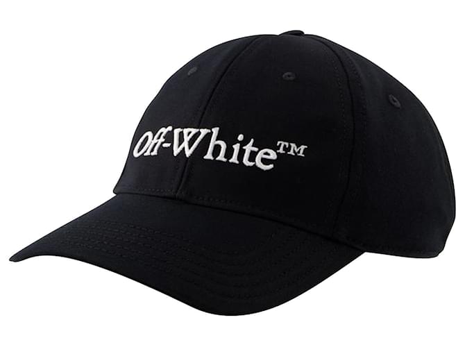 Drill Cap – Off White – Baumwolle – Schwarz/Nicht-gerade weiss  ref.1017770
