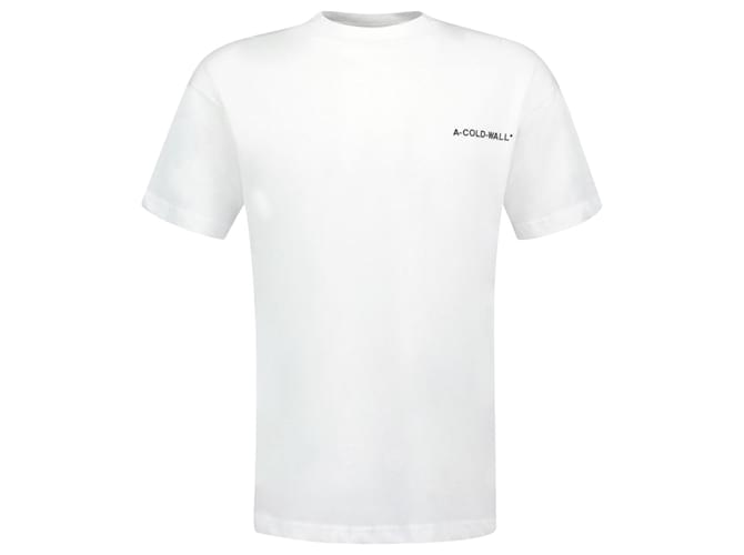 Autre Marque Essentials Small Logo T-Shirt - A Cold Wall - Cotton - White  ref.1017808