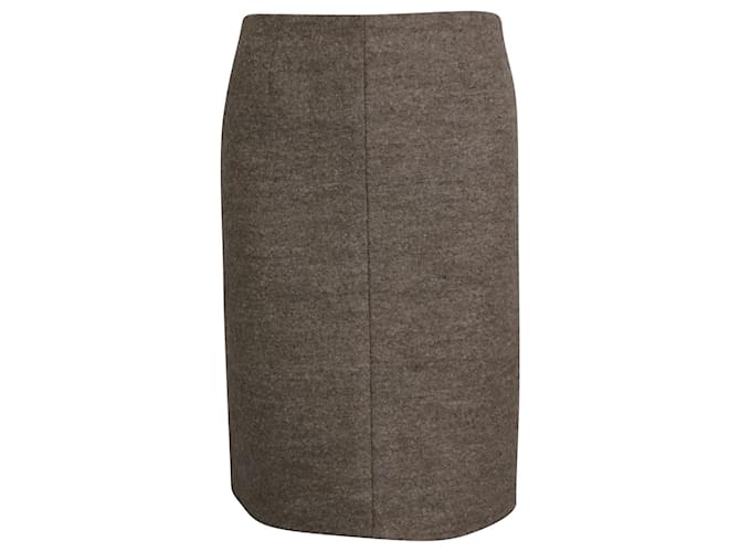 Marc Jacobs Knee-Length Skirt in Beige Lana Vergine Wool  ref.1017905