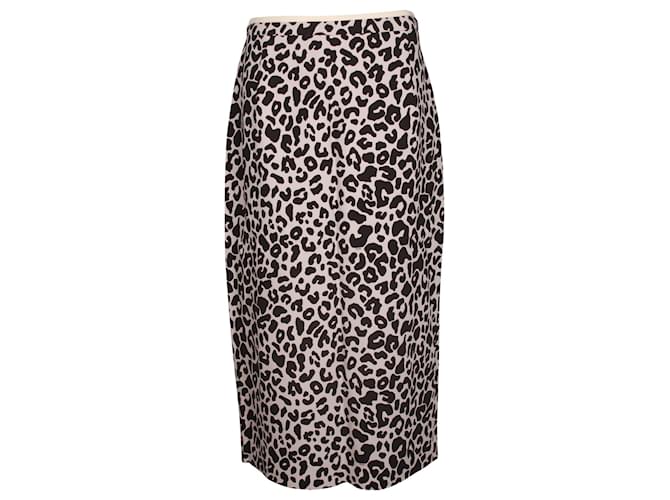 Leopard print hotsell midi pencil skirt