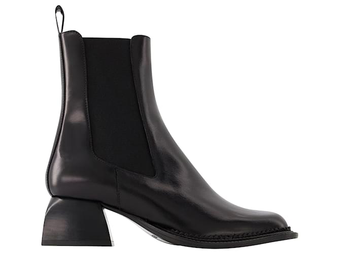 Autre Marque Bulla Nellie Ankle Boots - Nodaleto - Leather - Black  ref.1018010