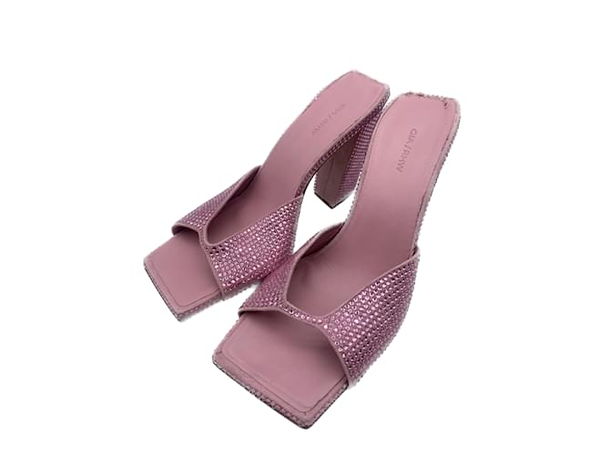Autre Marque GIA BORGHINI  Sandals T.EU 37.5 cloth Pink  ref.1018078