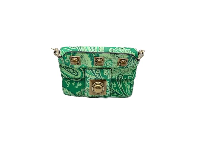 ETRO  Handbags T.  leather Green  ref.1018085