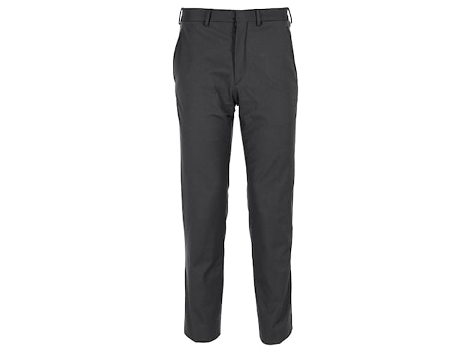 Pantalon ajusté Prada en polyamide gris foncé Nylon  ref.1018132