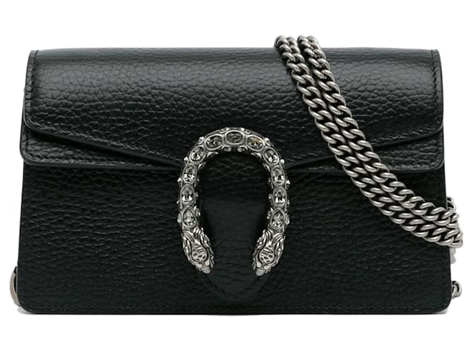 Dionysus Super Mini Crossbody Bag in Black - Gucci