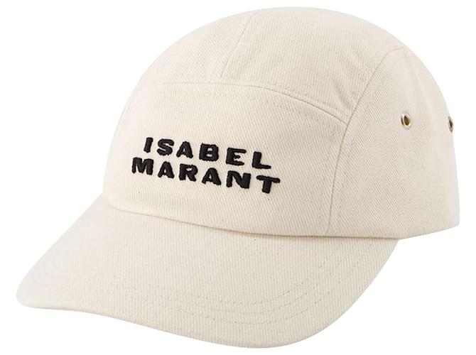 Cappellino Tedji - Isabel Marant - Cotone - Bianco  ref.1018428
