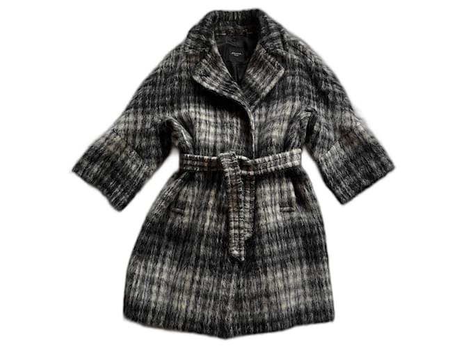 Weekend Max Mara Coats, Outerwear Grey Wool  ref.1018527