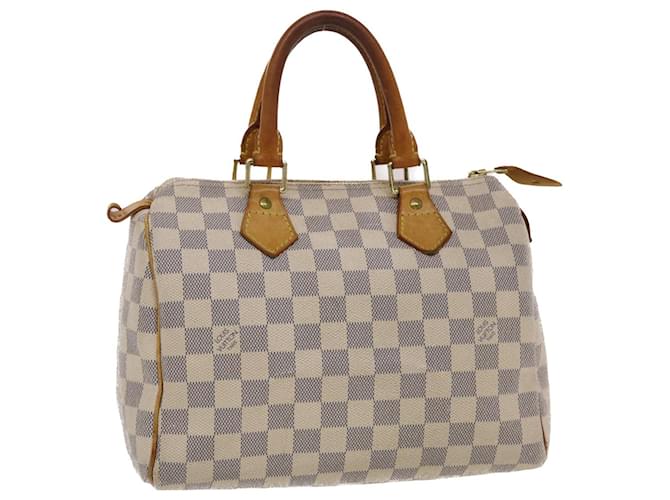 Louis Vuitton Damier Azur Speedy 25 Hand Bag N41534 LV Auth 48832  ref.1018560