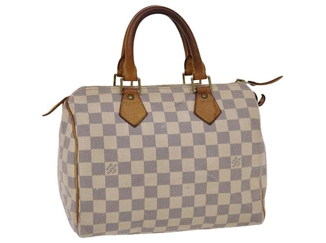 Louis Vuitton Damier Azur Speedy 25 Hand Bag N41534 LV Auth 49015  ref.1018561