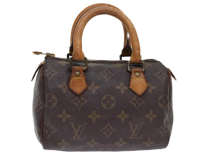 LOUIS VUITTON Monogram Mini Speedy Bandouliere Japon 88 HandBag