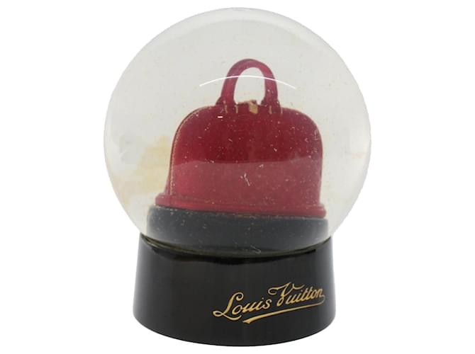 LOUIS VUITTON Snow Globe Alma VIP Limited Clear Red LV Auth 48785 Glass  ref.1018631