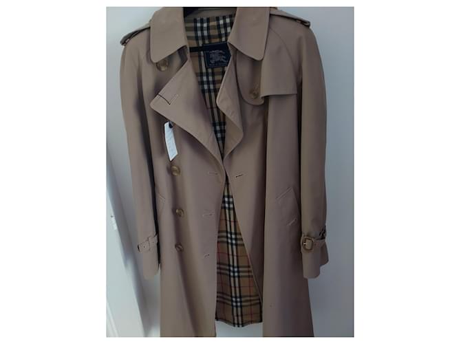 Burberry Trench coats Beige Cotton  ref.1018685