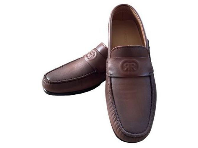 Mocassini Cerruti 1881 in pelle marrone
