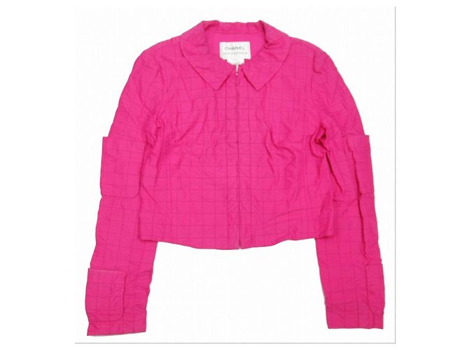 Giacca Chanel rosa matelassé