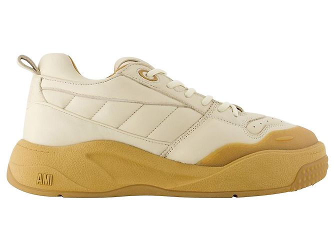 niedrige Spitze 1509 Sneakers - AMI Paris - Leder - Weiß