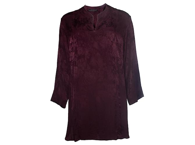 THE ROW, Dress in Burgundy Red Silk  ref.1019188