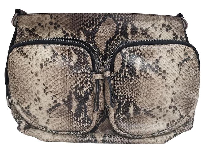 Autre Marque Sac à main imprimé python