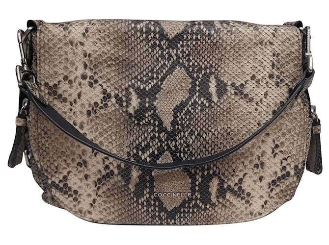 Autre Marque Coccinelli Handtasche Pythonprint Python drucken 