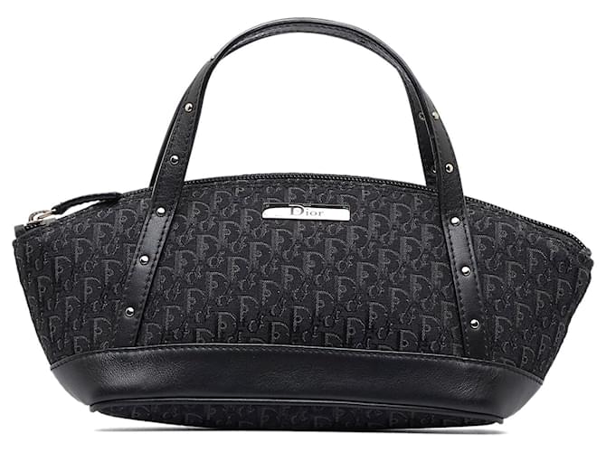 Dior Black Leather Street Chic Shoulder Bag