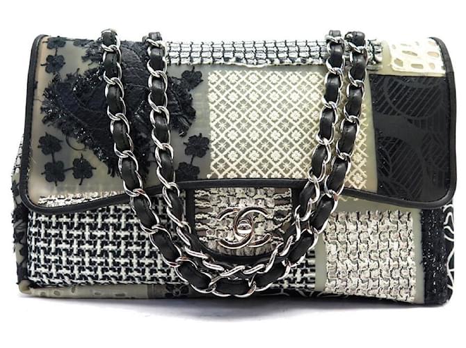 CHANEL GRAND TIMELESS PATCHWORK PLASTIC CROSSBODY HAND BAG HANDBAG  ref.1019674