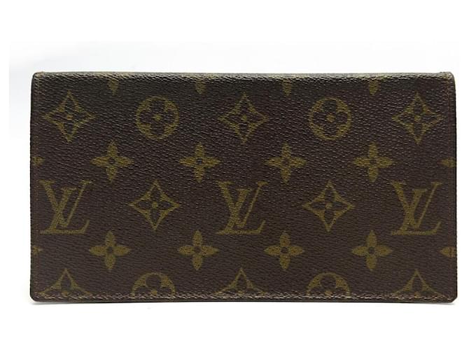 Louis Vuitton Monogram Simple Checkbook Holder Wallet Cover