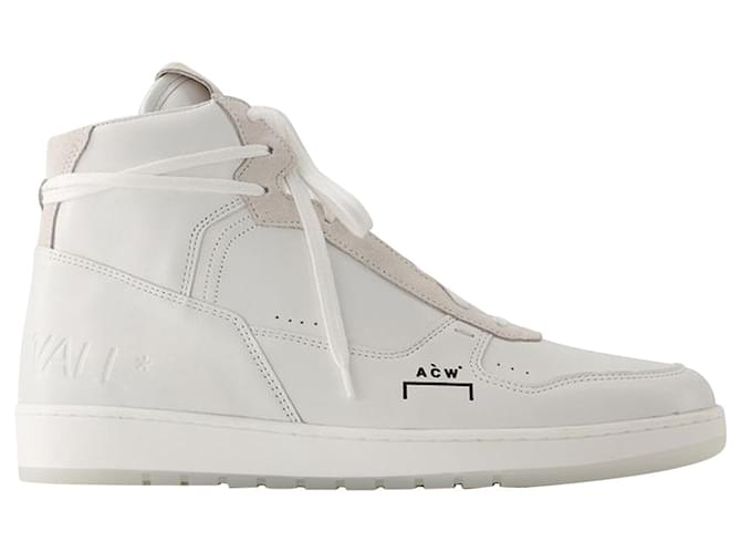 Autre Marque Luol Hi Top Sneakers - A Cold Wall - Leather - White  ref.1019829