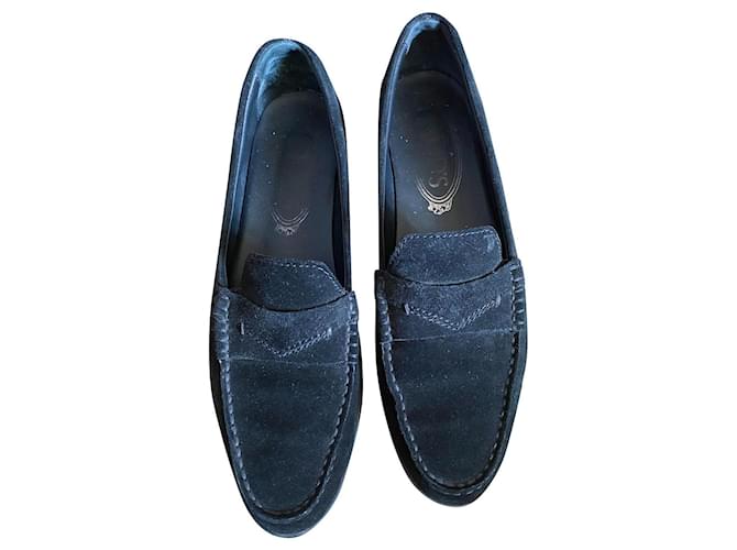 Schwarze Wildleder-Loafer von Tod's  ref.1020021