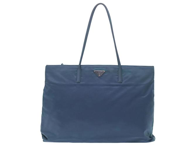 Tote Prada Tessuto Blu Sintetico  ref.1020052