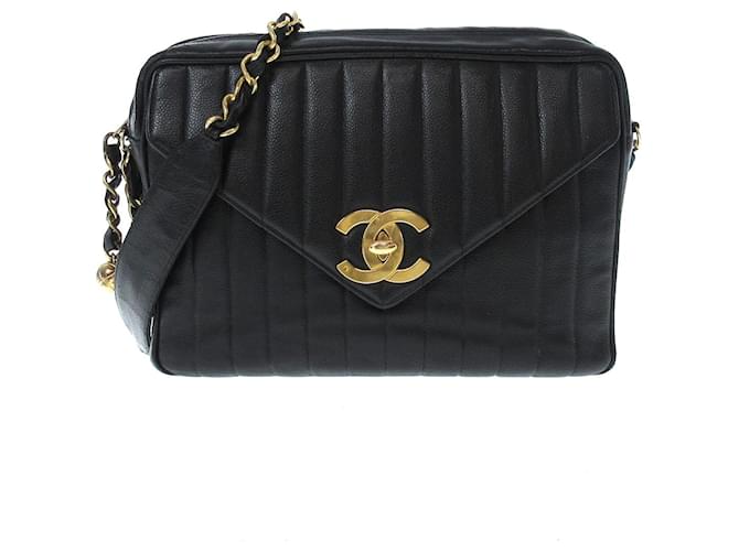 Chanel Mademoiselle Black Leather ref.1020094 - Joli Closet
