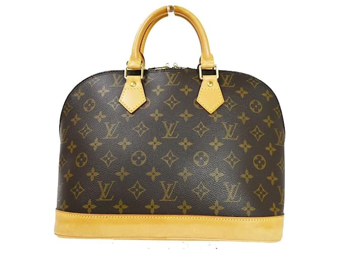 Louis Vuitton Alma Braun Leinwand  ref.1020115