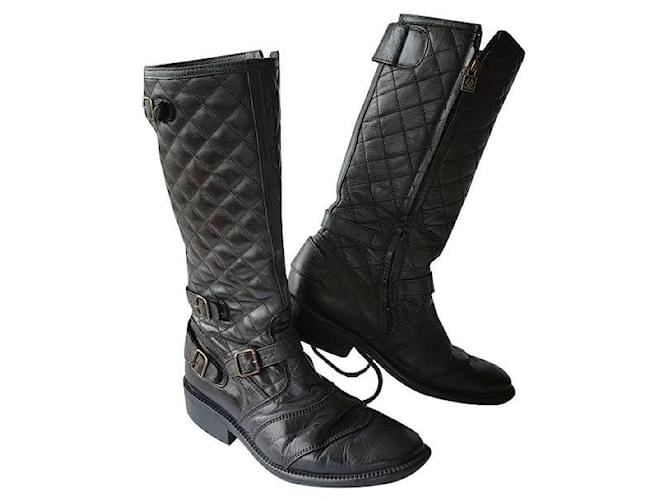 Belstaff Boots Black Leather  ref.1020123