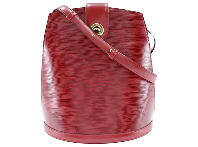 Louis Vuitton Cluny Rosso Pelle  ref.1020134