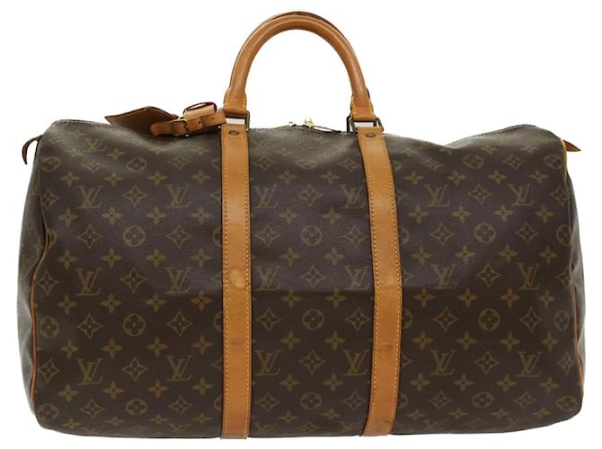 Louis Vuitton Monogram Keepall 50 Boston Bag M41426 LV Auth 48664 Cloth  ref.1020211