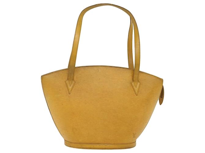 LOUIS VUITTON Epi Saint Jacques Shopping Shoulder Bag Yellow M52269 auth 48967 Leather  ref.1020236