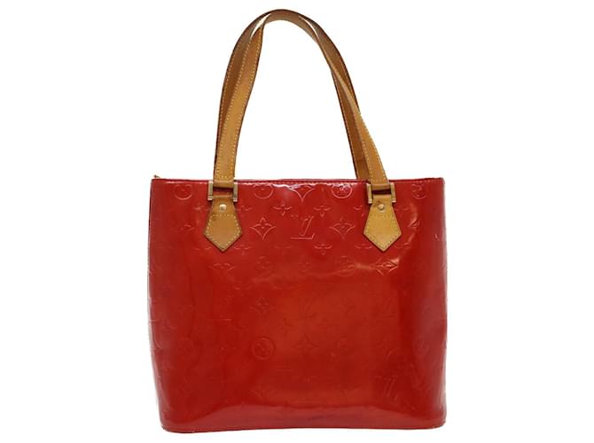 Louis Vuitton Monogram Vernis Houston Bag Red