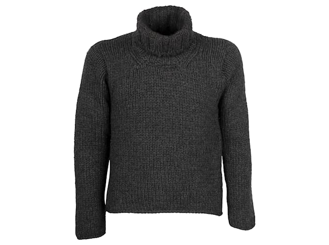 suéter de tricô Gucci Cinza Casimira  ref.1020322