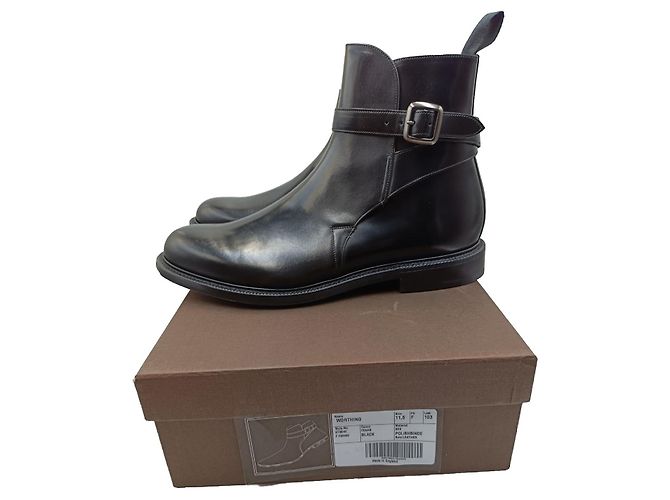 Church's Worthing Black Leather Boots