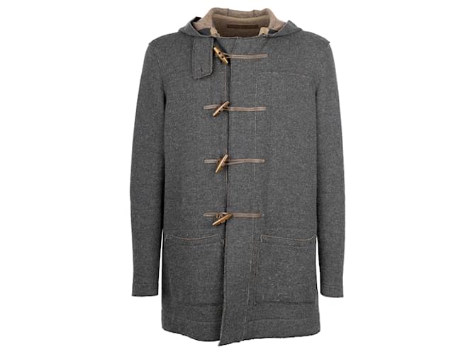 Duffle-coat en laine Dondup Gris  ref.1020481