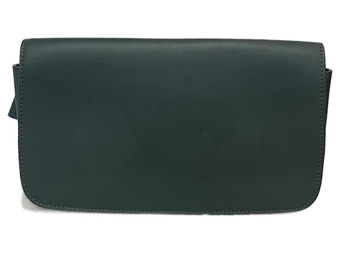 MARNI Pochette T.  Leather Verde Pelle  ref.1020484