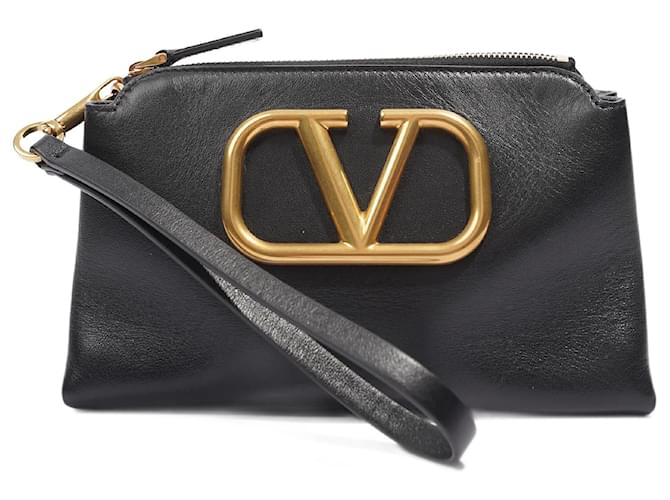 Deals Valentino V logo clutch