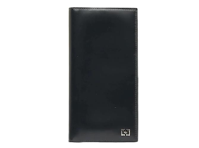Salvatore Ferragamo Leather Bifold Wallet AQ-22 9300 Black Pony-style calfskin  ref.1020563