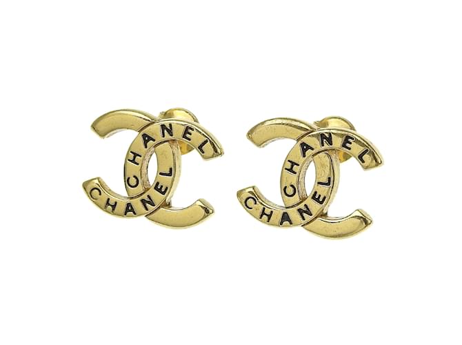 Chanel CC logo earrings Golden Metal ref.1020588 - Joli Closet