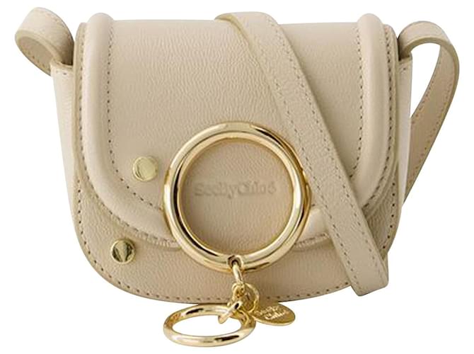 Mara Crossbody - See By Chloé - Leather - Cement Beige Pony-style calfskin  ref.1020704