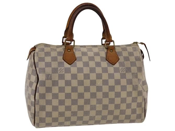 Louis Vuitton Damier Azur Speedy 30 Hand Bag N41533 LV Auth 49583  ref.1020971