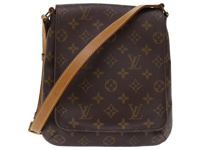 LOUIS VUITTON Musette Salsa Damier Ebene Crossbody Bag Brown-US