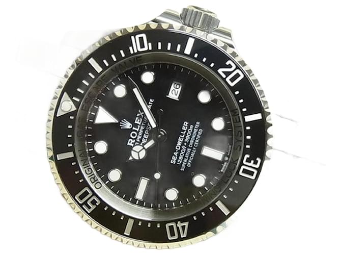 ROLEX Sea-Dweller Deepsea black 126660 '20 purchased Mens Silvery Steel  ref.1021087